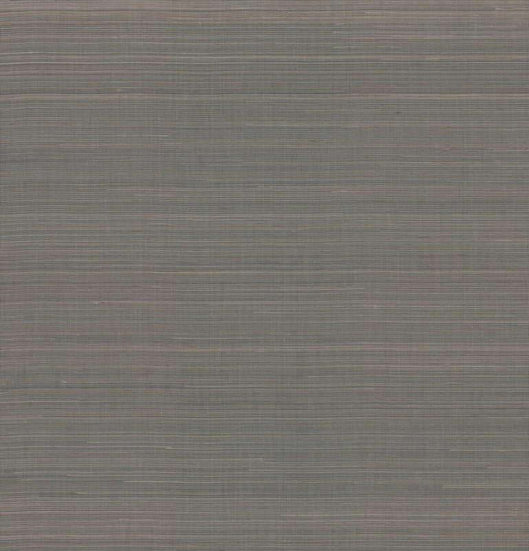 Abaca Weave Wallpaper in Charcoal