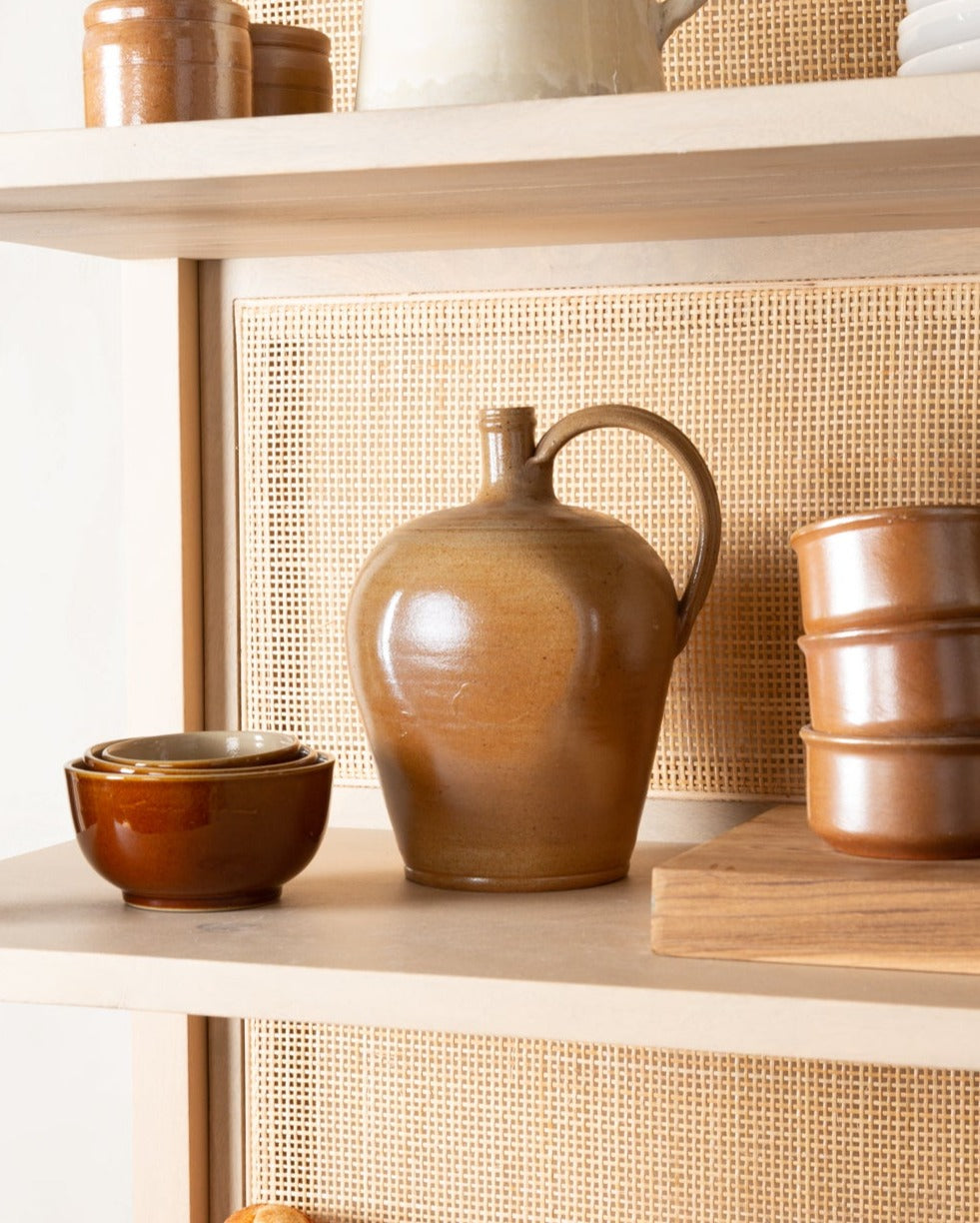 Vintage Olive Oil Bottle Gres