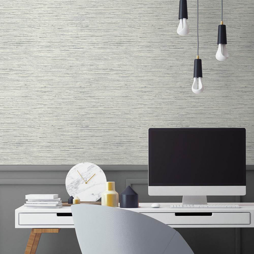 Faux Grasscloth Peel and Stick Wallpaper