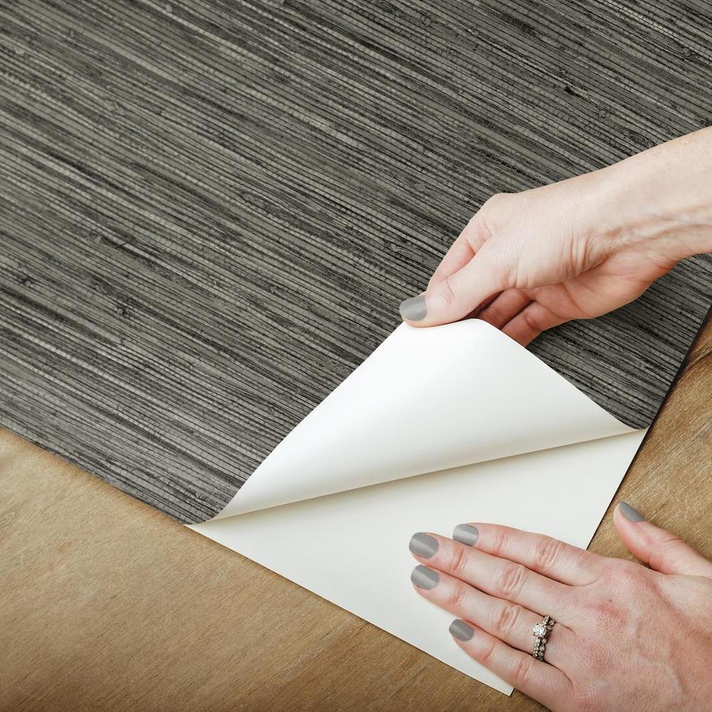 Faux Grasscloth Peel and Stick Wallpaper