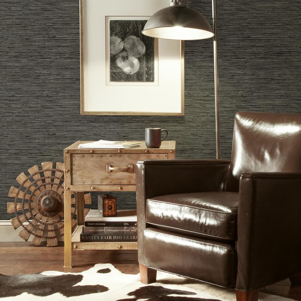 Faux Grasscloth Peel and Stick Wallpaper