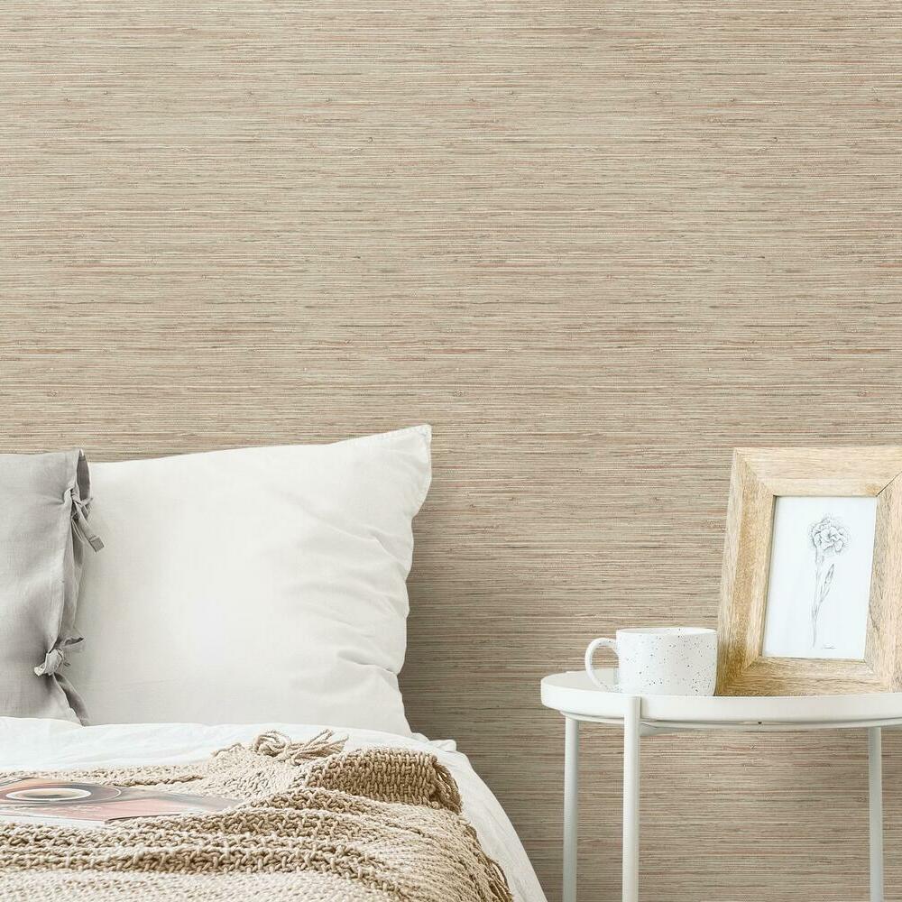 Faux Grasscloth Peel and Stick Wallpaper