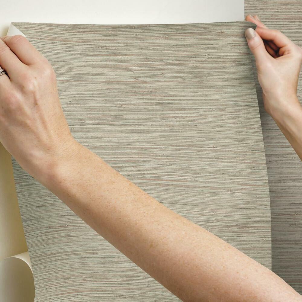 Faux Grasscloth Peel and Stick Wallpaper