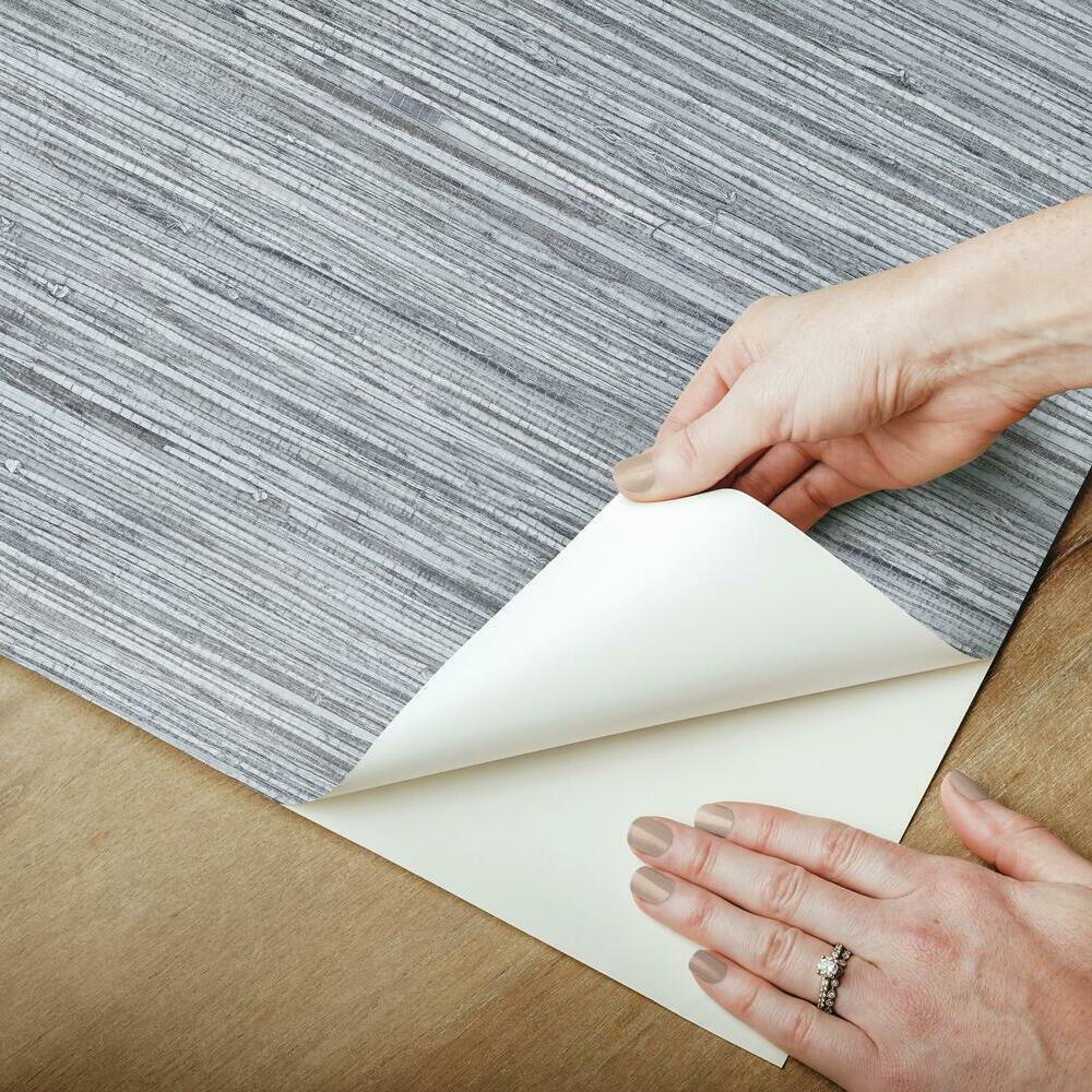 Faux Grasscloth Peel and Stick Wallpaper