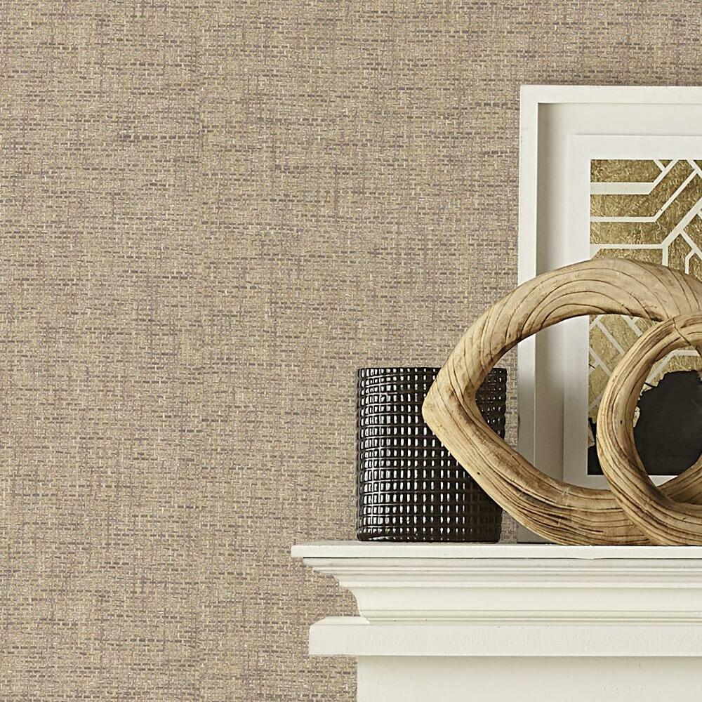 Faux Grasscloth Weave Peel and Stick Wallpaper