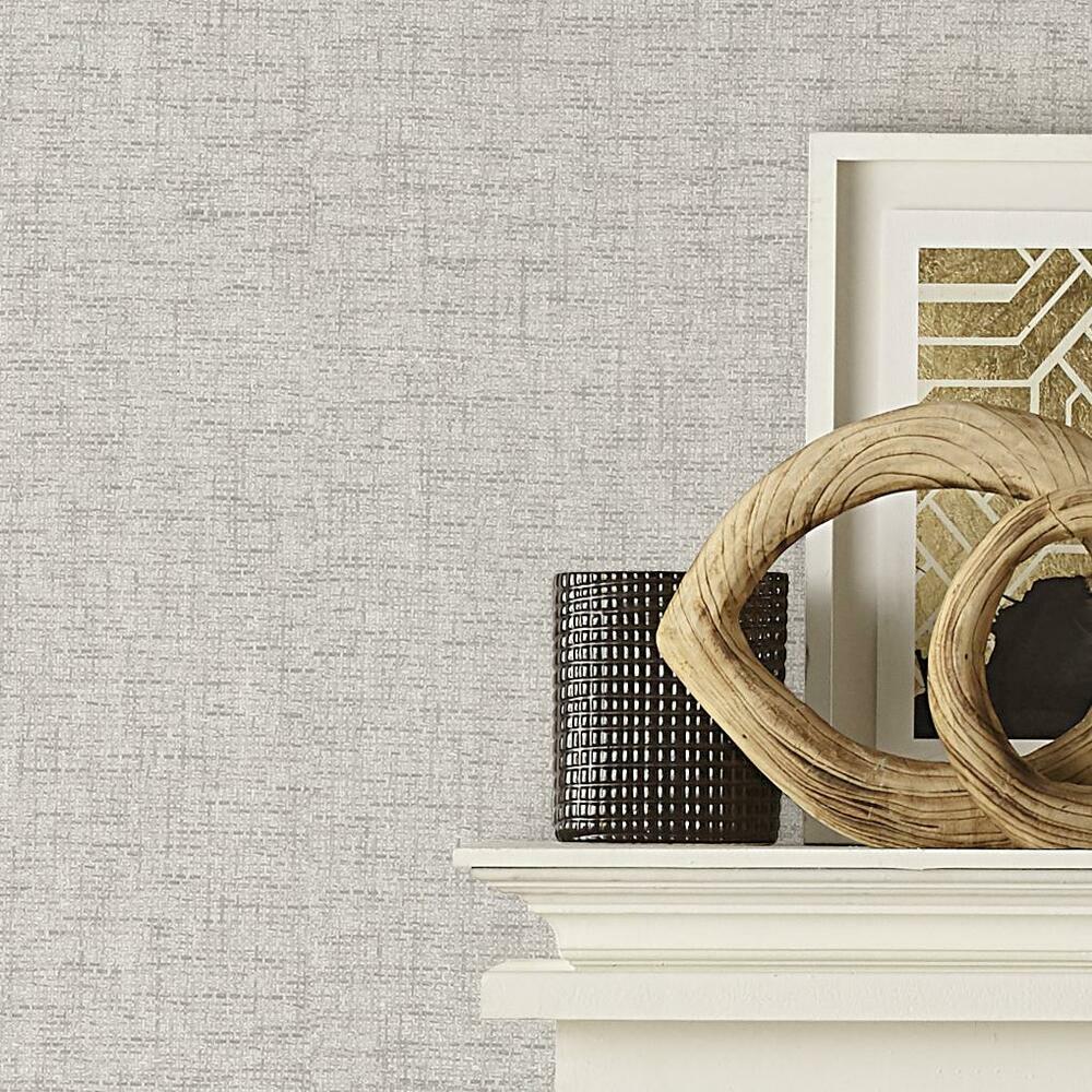 Faux Grasscloth Weave Peel and Stick Wallpaper
