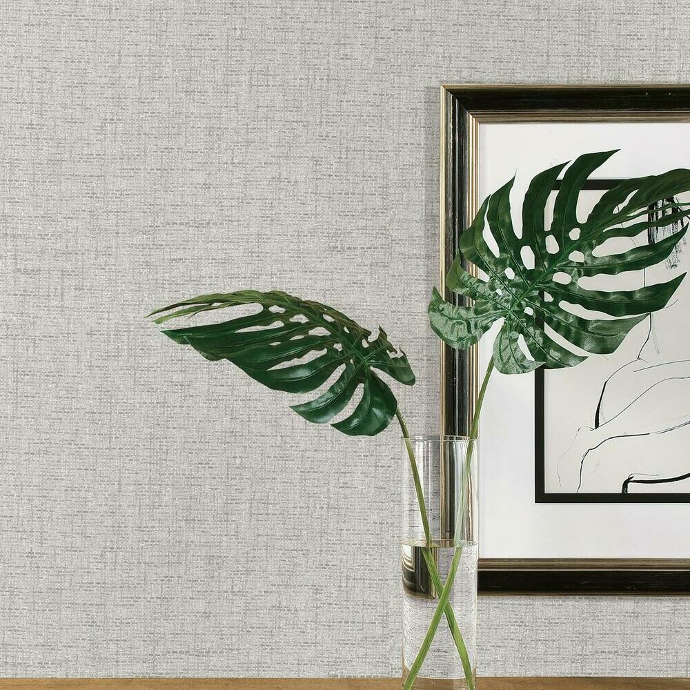 Faux Grasscloth Weave Peel and Stick Wallpaper