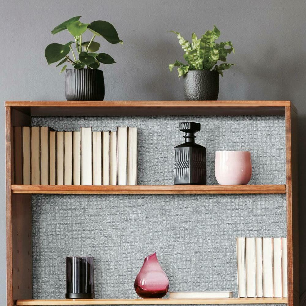 Faux Grasscloth Weave Peel and Stick Wallpaper