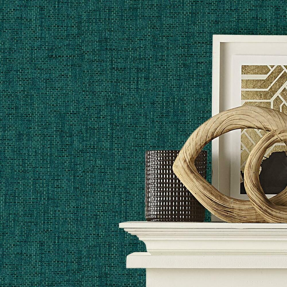 Faux Grasscloth Weave Peel and Stick Wallpaper