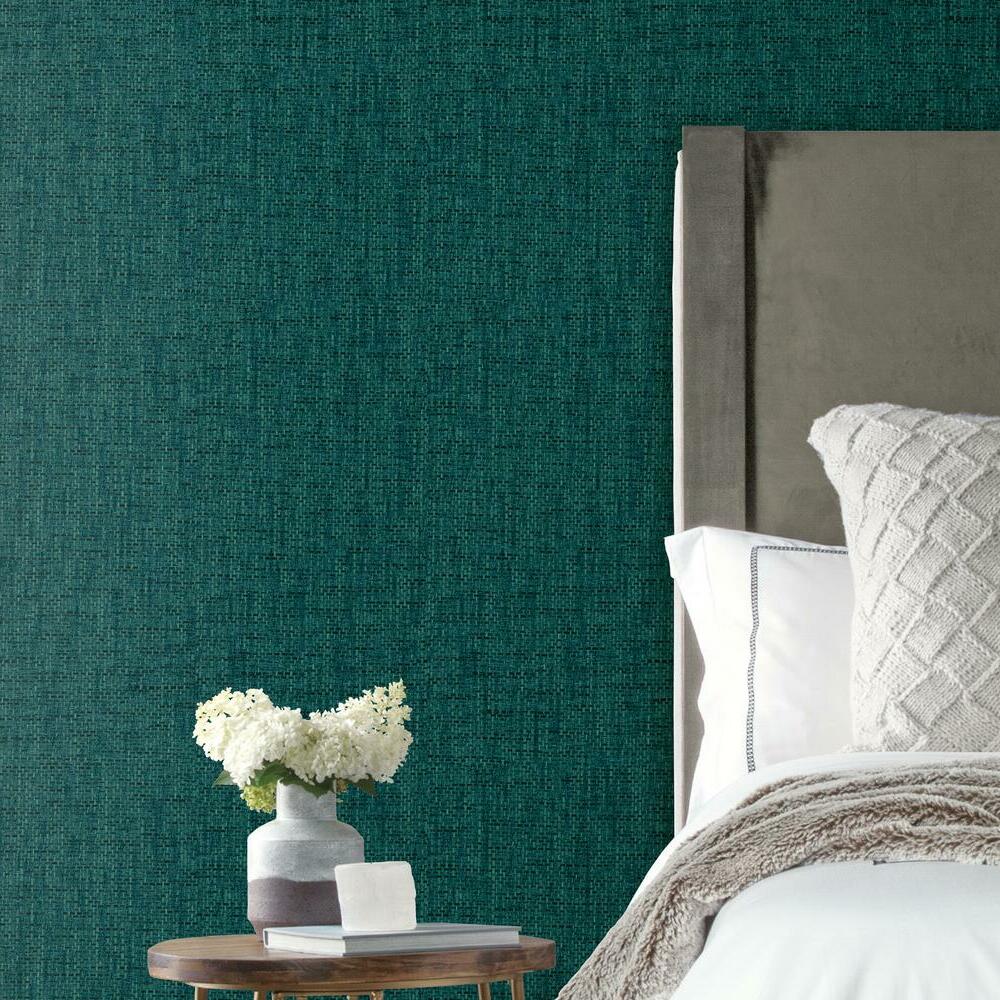 Faux Grasscloth Weave Peel and Stick Wallpaper