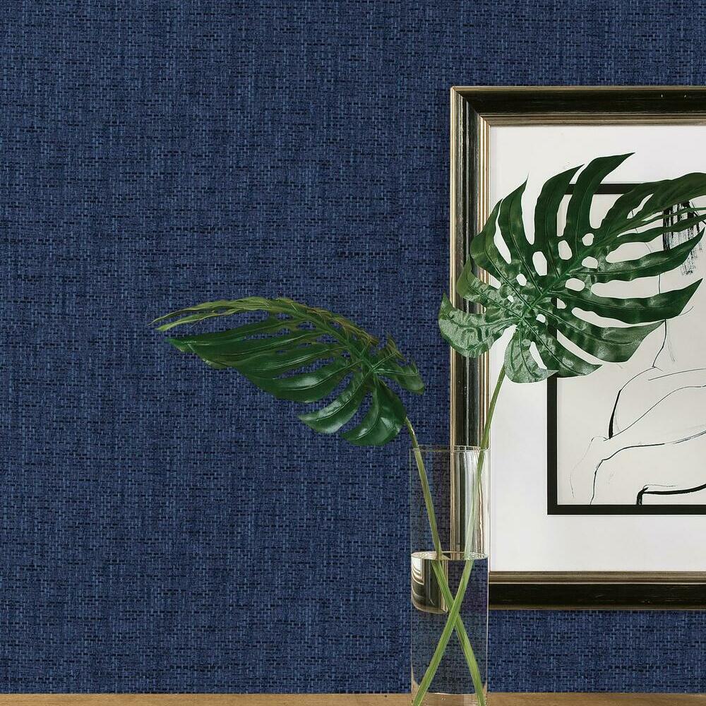 Faux Grasscloth Weave Peel and Stick Wallpaper