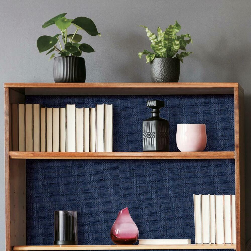 Faux Grasscloth Weave Peel and Stick Wallpaper