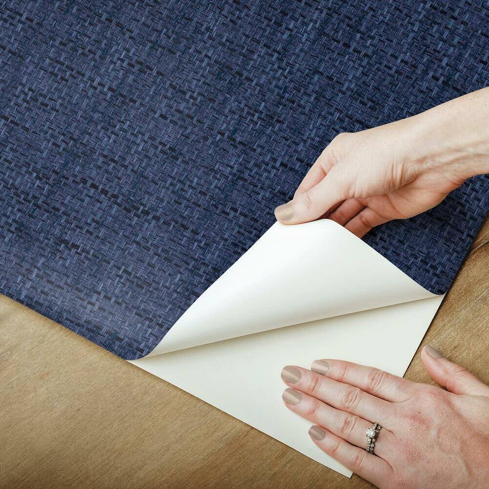 Faux Grasscloth Weave Peel and Stick Wallpaper