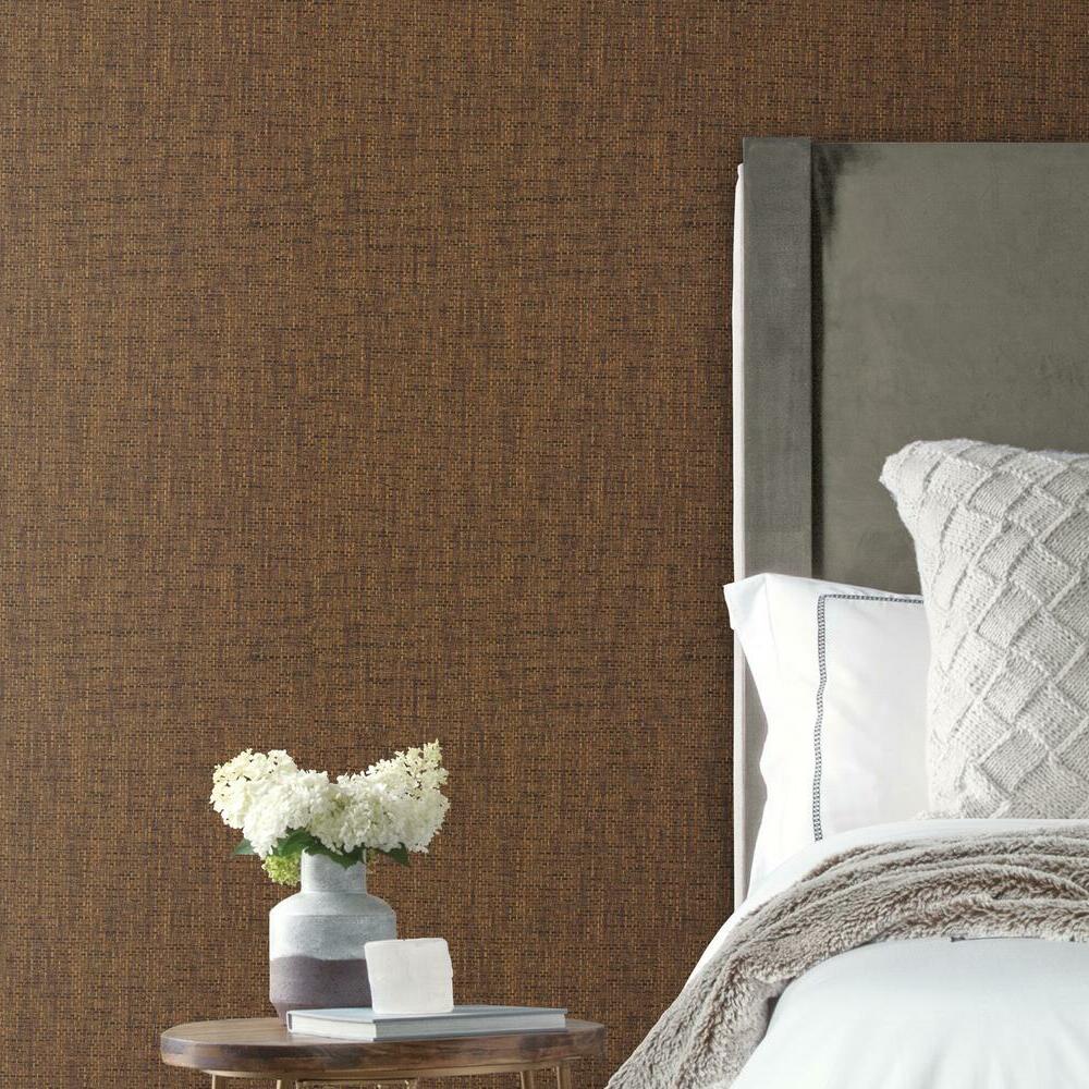 Faux Grasscloth Weave Peel and Stick Wallpaper