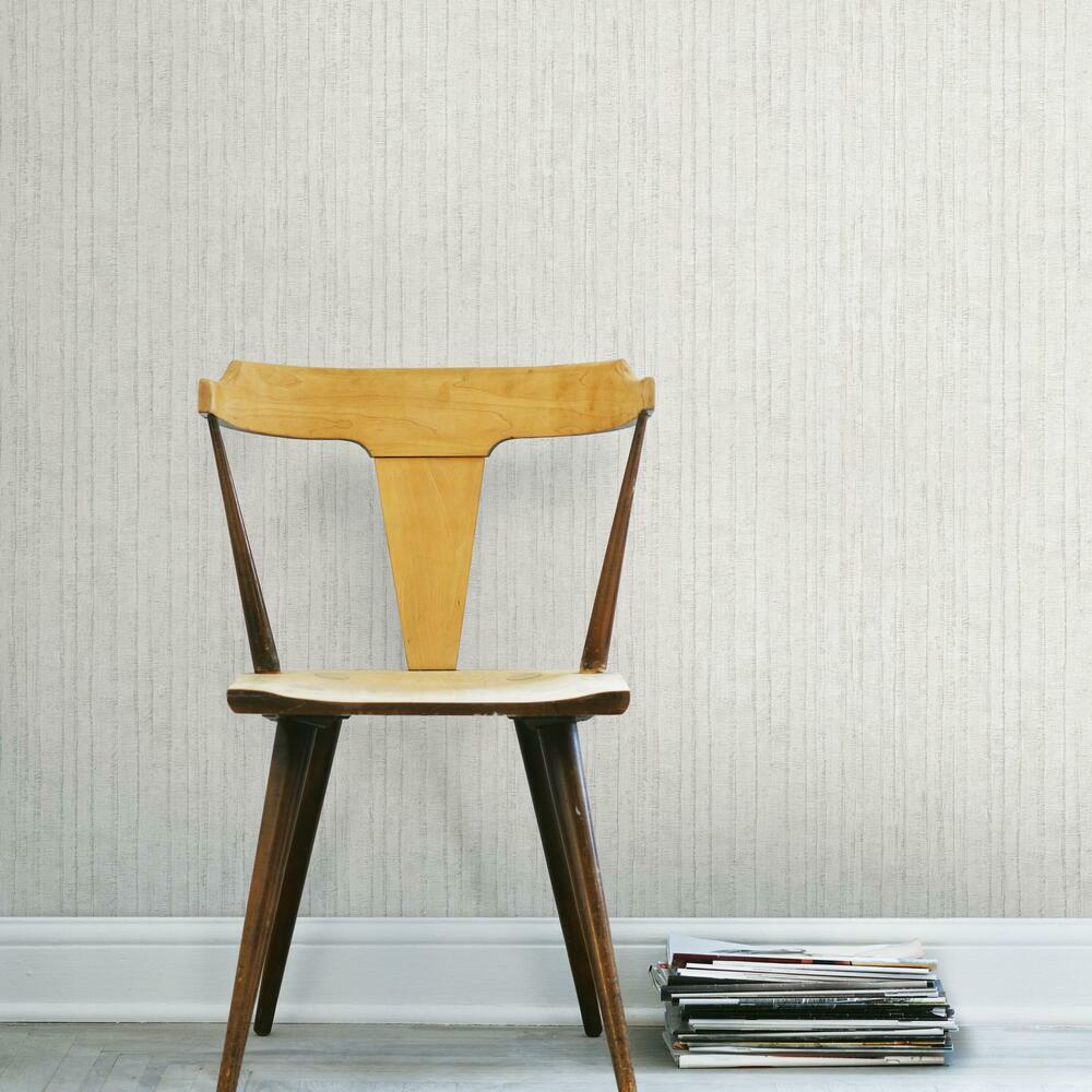 Crackled Stria Faux Texture Peel and Stick Wallpaper