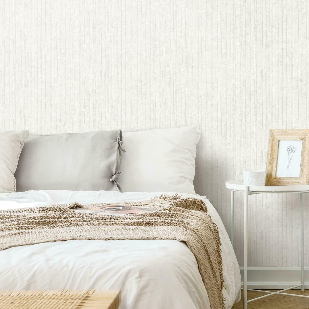 Crackled Stria Faux Texture Peel and Stick Wallpaper