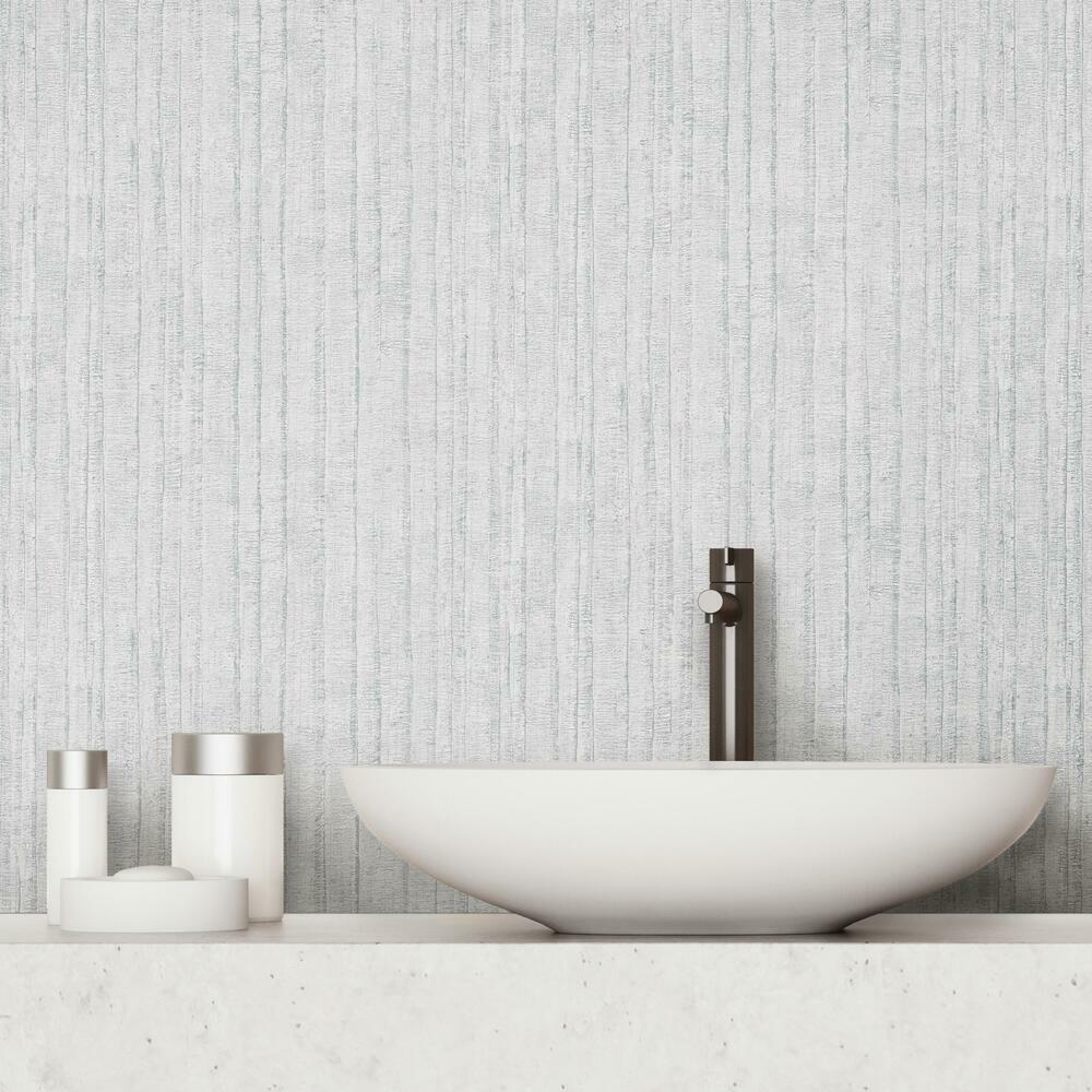 Crackled Stria Faux Texture Peel and Stick Wallpaper
