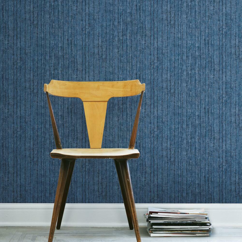 Crackled Stria Faux Texture Peel and Stick Wallpaper