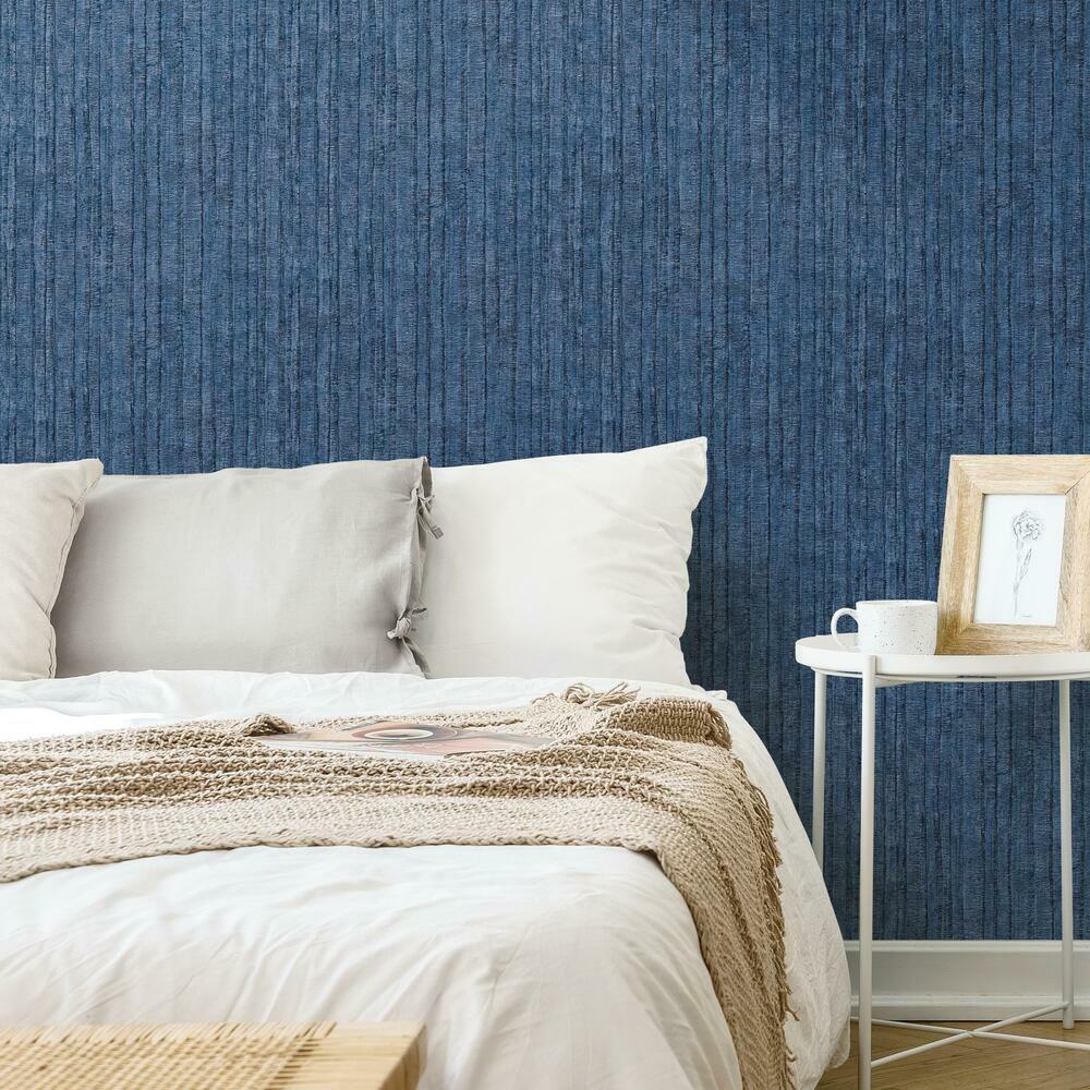 Crackled Stria Faux Texture Peel and Stick Wallpaper