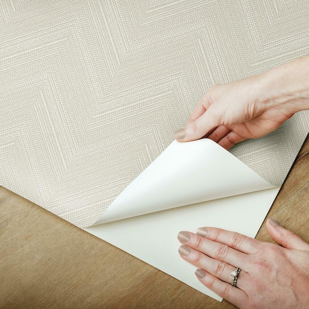 Herringbone Weave Peel and Stick Wallpaper