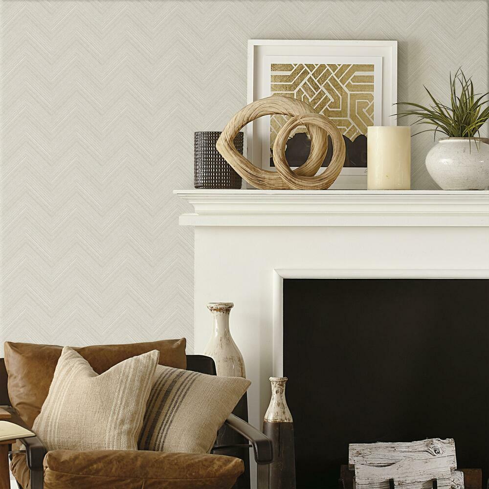 Herringbone Weave Peel and Stick Wallpaper