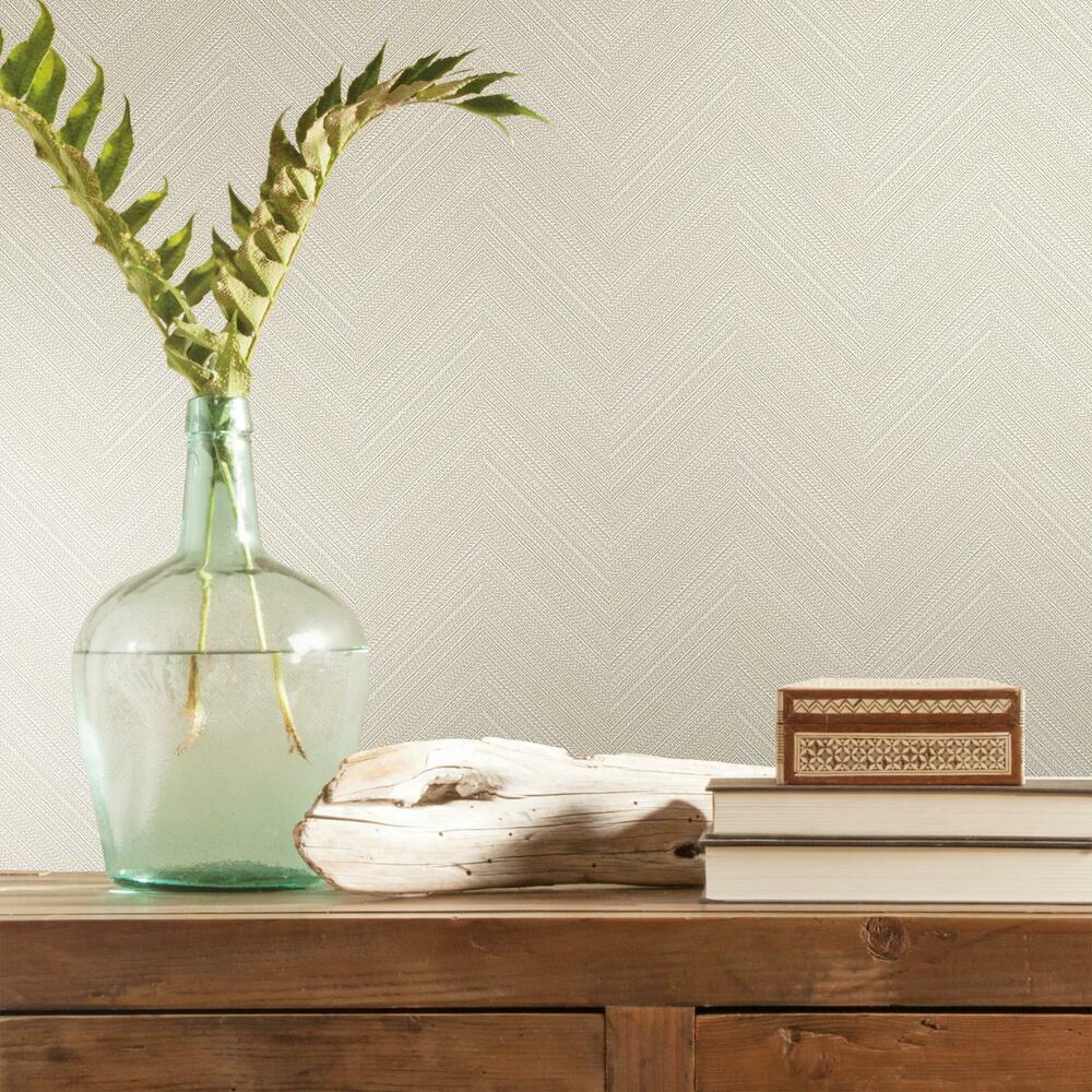 Herringbone Weave Peel and Stick Wallpaper