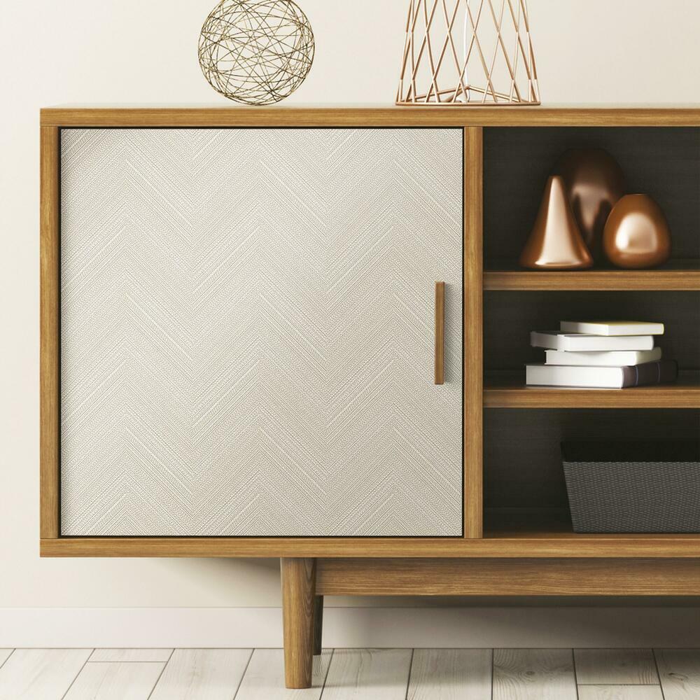 Herringbone Weave Peel and Stick Wallpaper
