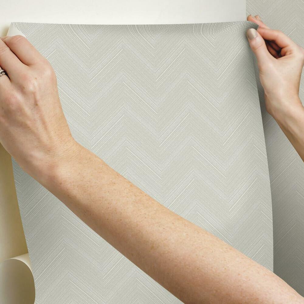 Herringbone Weave Peel and Stick Wallpaper