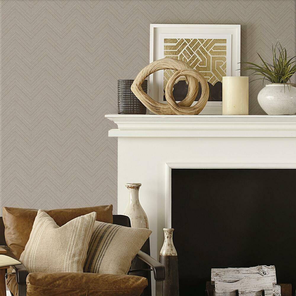 Herringbone Weave Peel and Stick Wallpaper
