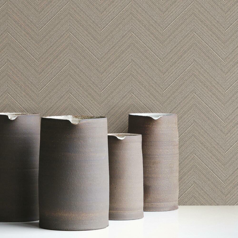 Herringbone Weave Peel and Stick Wallpaper