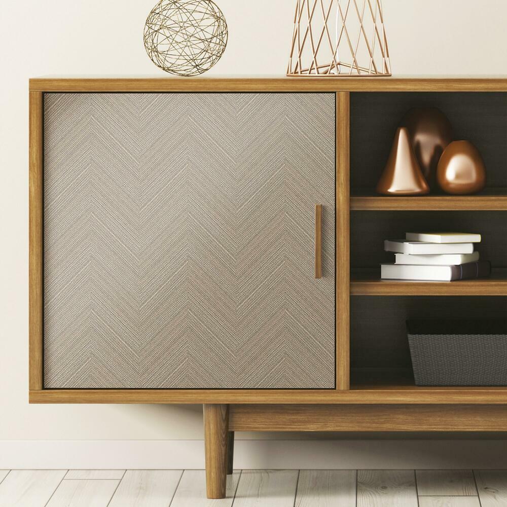 Herringbone Weave Peel and Stick Wallpaper