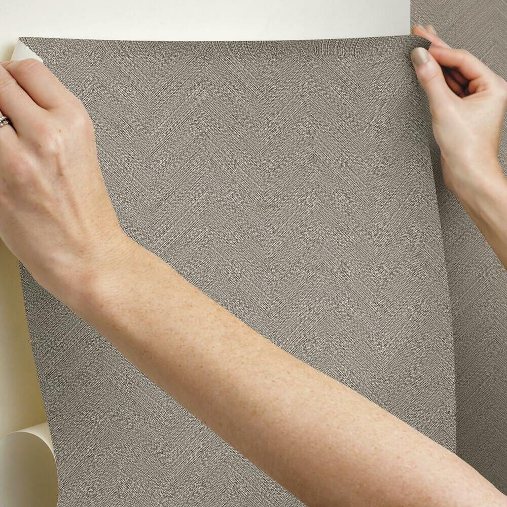 Herringbone Weave Peel and Stick Wallpaper