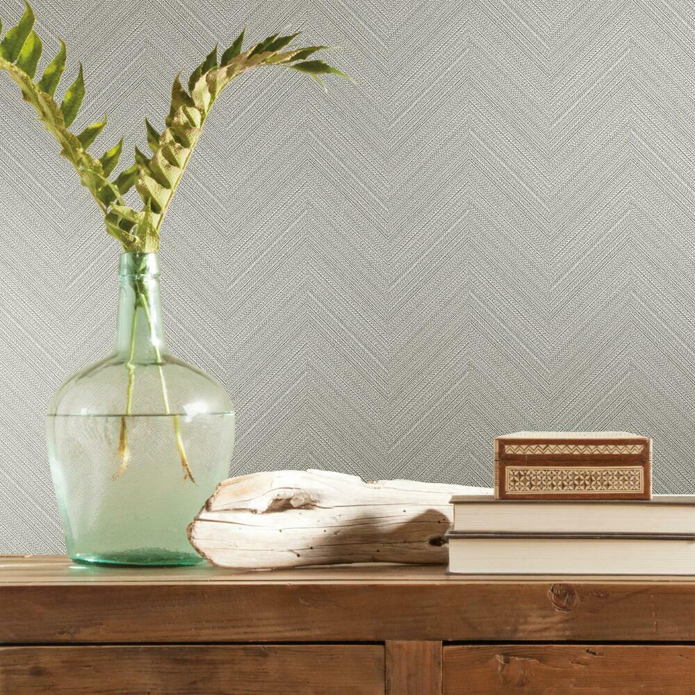 Herringbone Weave Peel and Stick Wallpaper