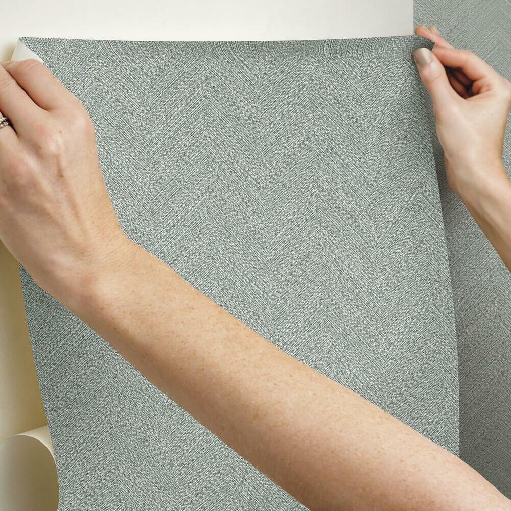 Herringbone Weave Peel and Stick Wallpaper