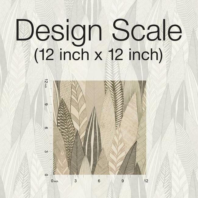 Fern & Feathers Peel and Stick Wallpaper