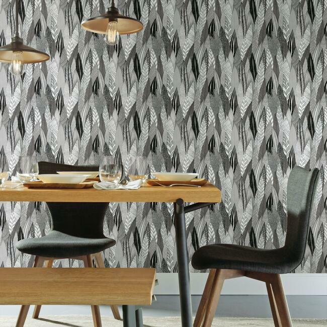 Fern & Feathers Peel and Stick Wallpaper