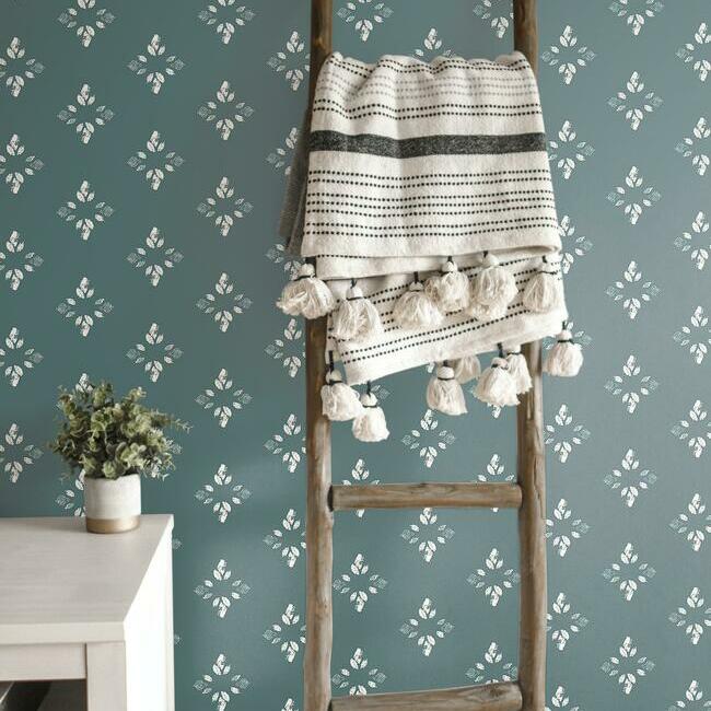 Rose Lindo Pressed Petals Peel & Stick Wallpaper