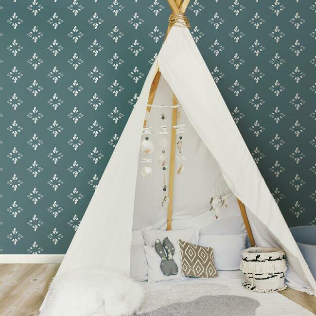 Rose Lindo Pressed Petals Peel & Stick Wallpaper