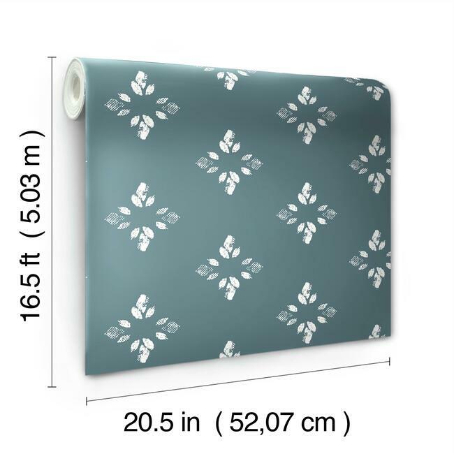 Rose Lindo Pressed Petals Peel & Stick Wallpaper