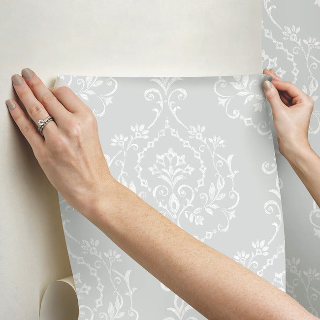 New Damask Peel & Stick Wallpaper