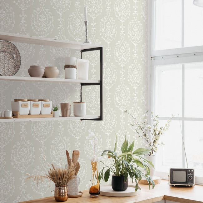 New Damask Peel & Stick Wallpaper