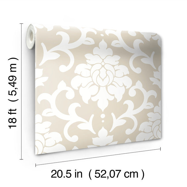Damask Peel & Stick Wallpaper