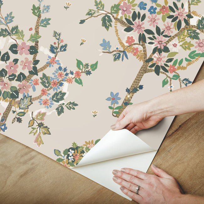 Flowering Peace Tree Peel & Stick Wallpaper
