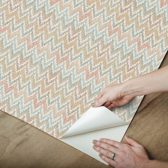 Heartbeat Peel & Stick Wallpaper