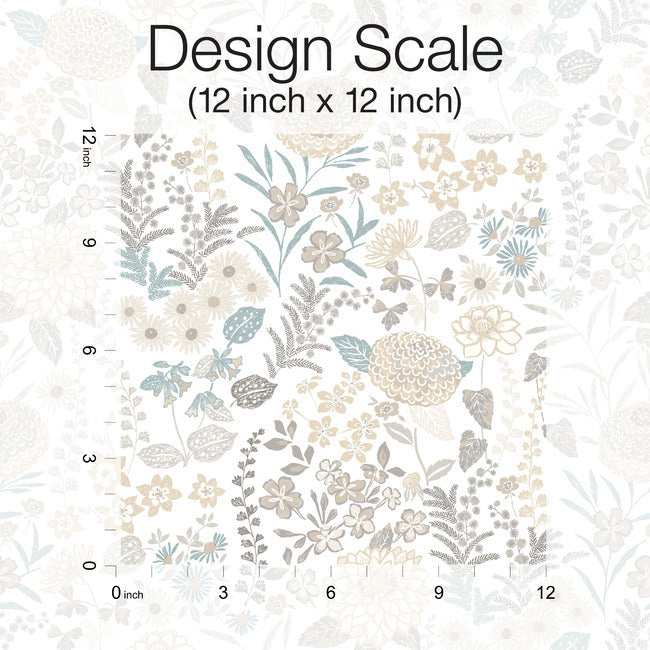 Fiona Floral Peel & Stick Wallpaper