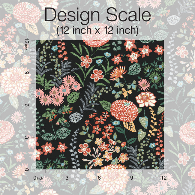 Fiona Floral Peel & Stick Wallpaper