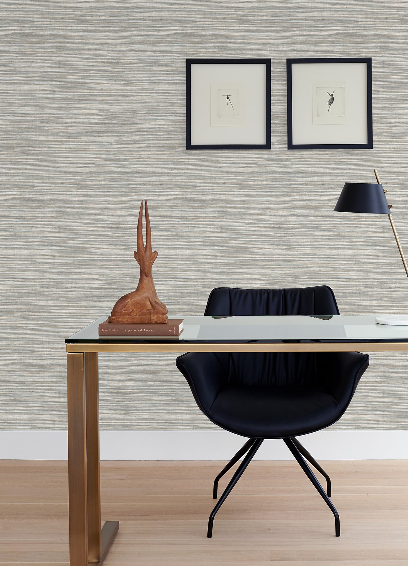 Dimensional Grasscloth Peel and Stick Wallpaper