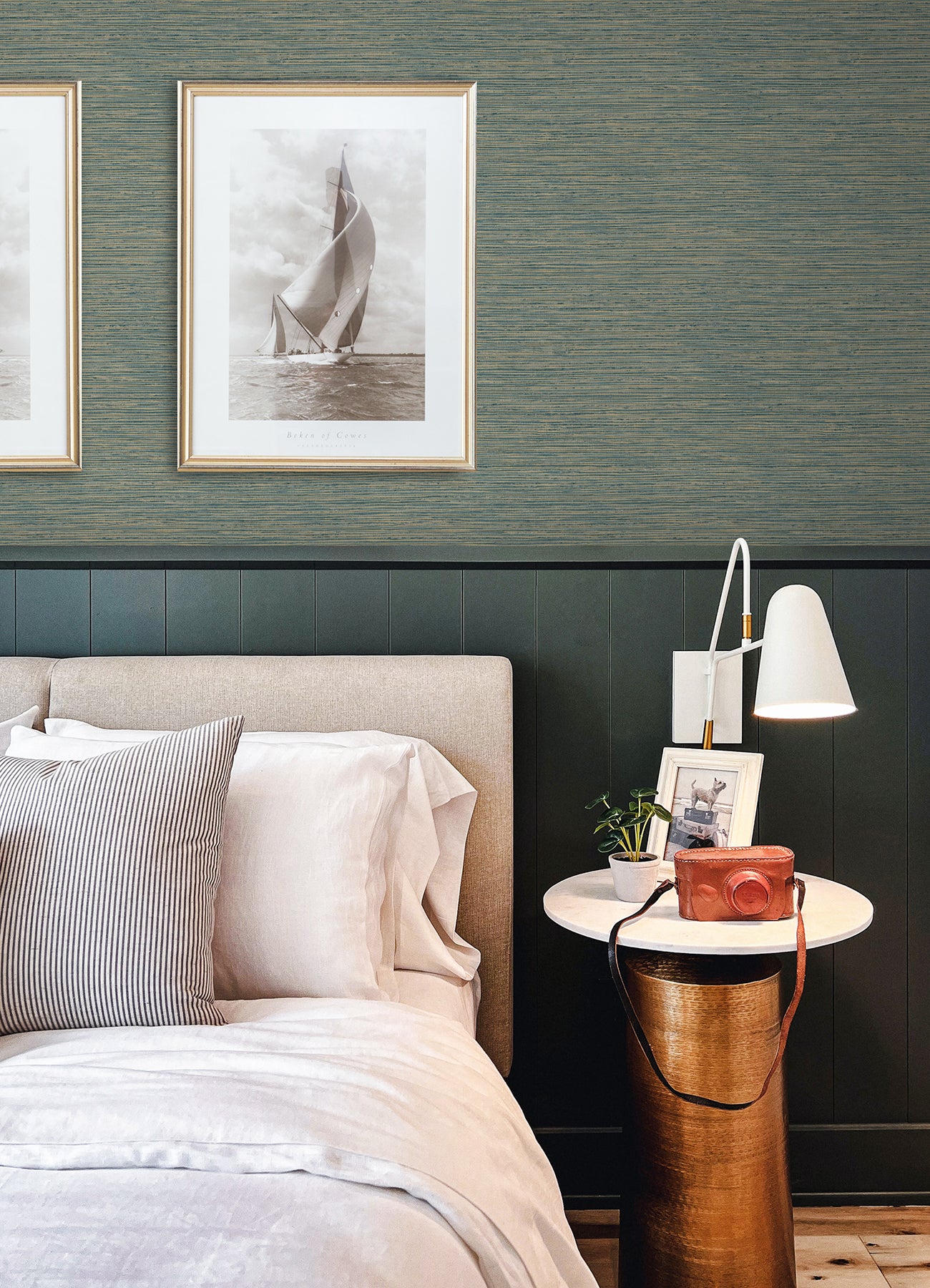 Dimensional Grasscloth Peel and Stick Wallpaper