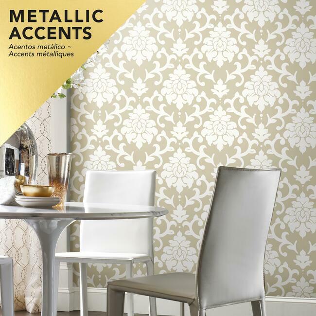 Damask Peel & Stick Wallpaper