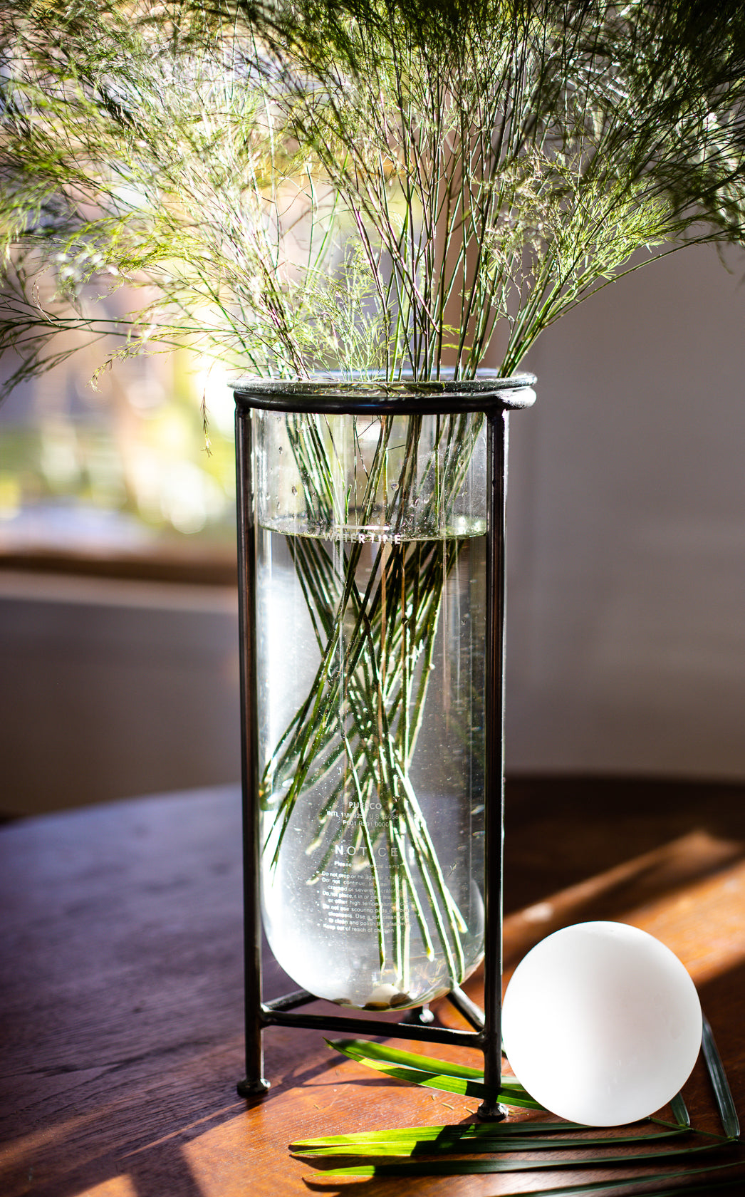 Glass Tube With Stand